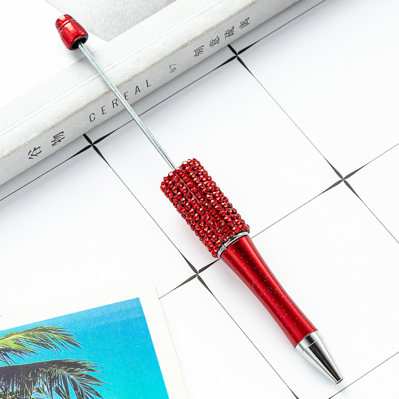 Wholesale Beadable Pens Rhinestone Pens Plastic Handmade Diamond Pen